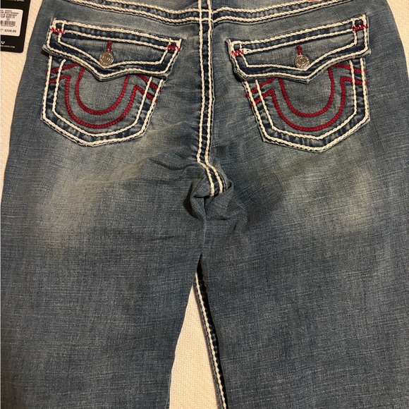 True Religion Women's Denim Jeans with Red Stitching - Picture 11 of 16